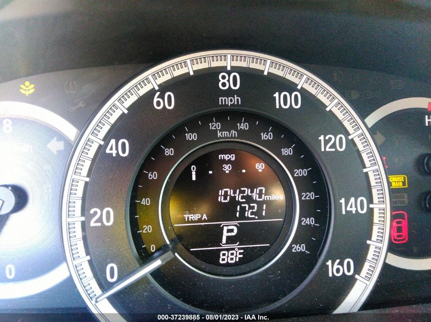 2016 HONDA ACCORD SEDAN EX-L - 1HGCR2F8XGA008950