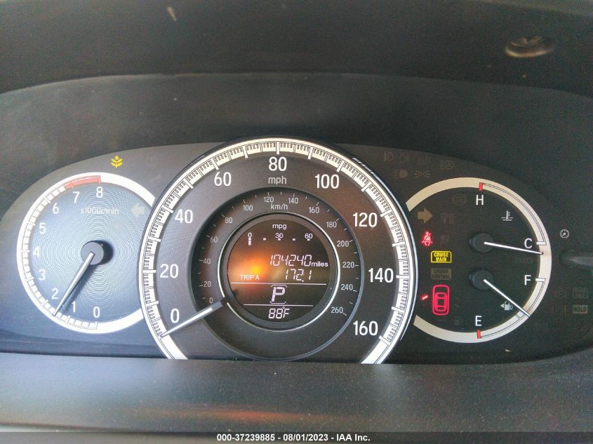 2016 HONDA ACCORD SEDAN EX-L - 1HGCR2F8XGA008950