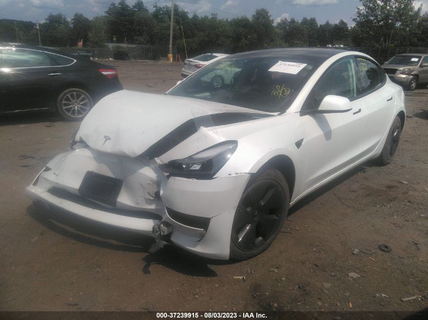 2022 TESLA MODEL 3 LONG RANGE - 5YJ3E1EB6NF101812