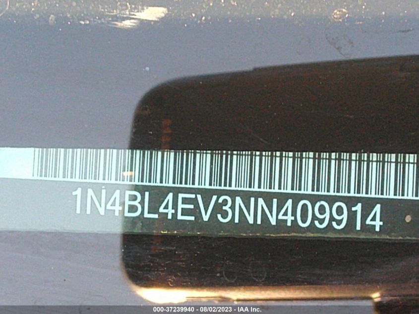 2022 NISSAN ALTIMA 2.5 SL - 1N4BL4EV3NN409914