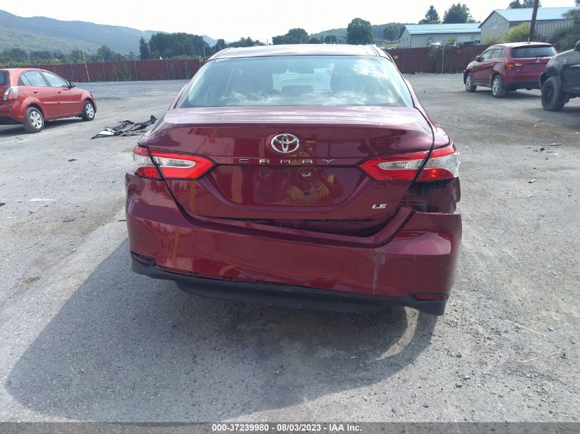 2018 TOYOTA CAMRY LE - 4T1B11HK6JU606166