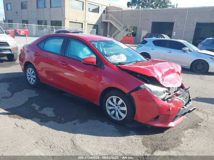 2014 TOYOTA COROLLA L/LE/LE PLS/PRM/S/S PLS - 2T1BURHE0EC093438