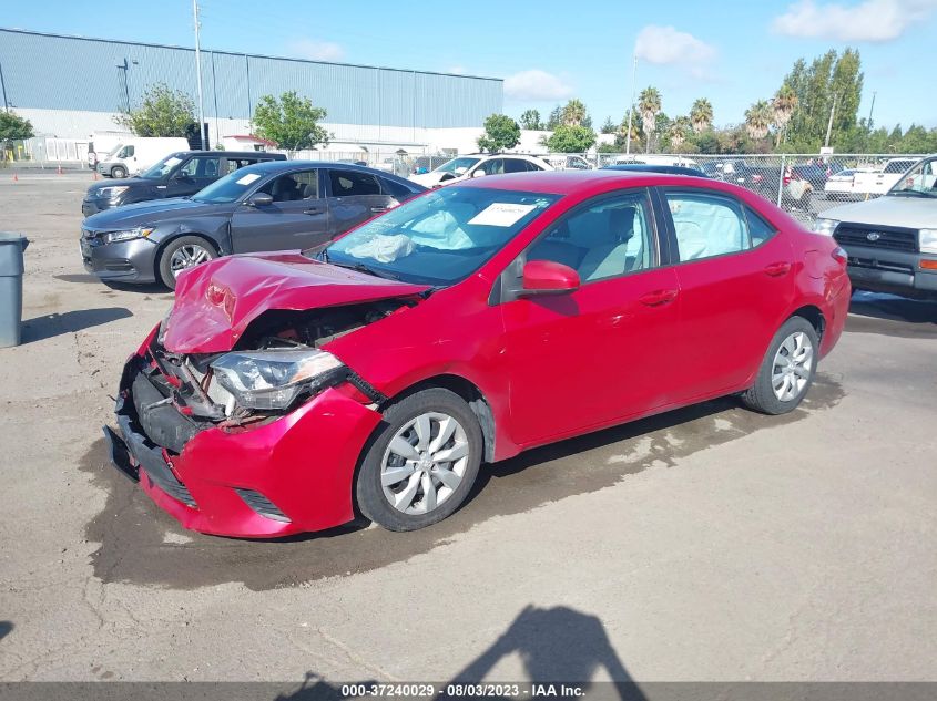 2014 TOYOTA COROLLA L/LE/LE PLS/PRM/S/S PLS - 2T1BURHE0EC093438