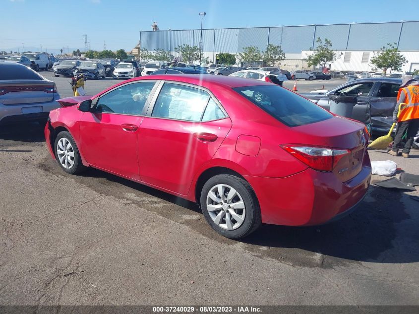 2014 TOYOTA COROLLA L/LE/LE PLS/PRM/S/S PLS - 2T1BURHE0EC093438