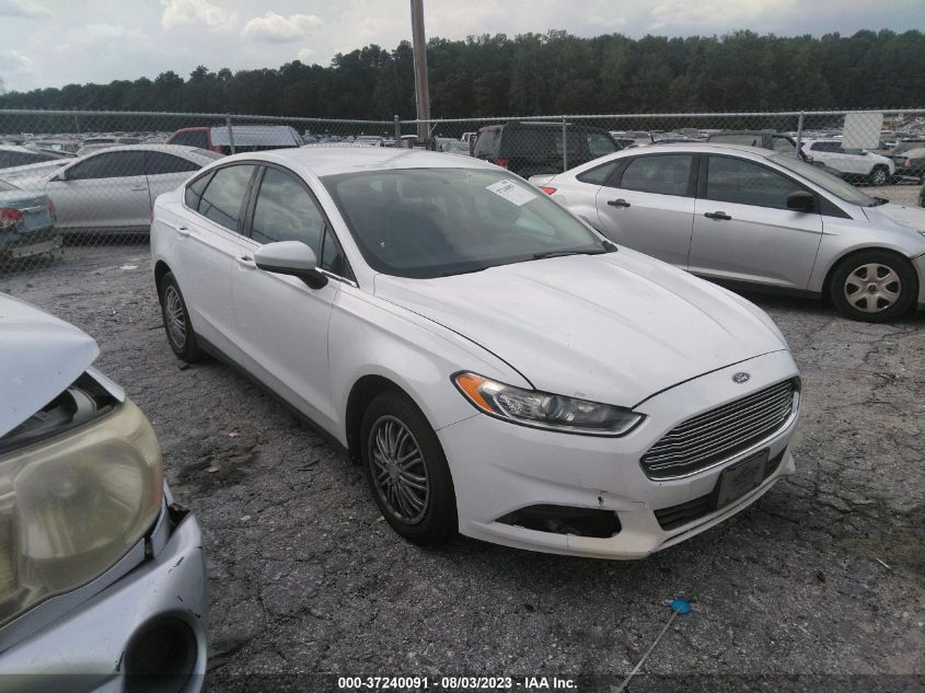 2013 FORD FUSION S - 3FA6P0G77DR132418