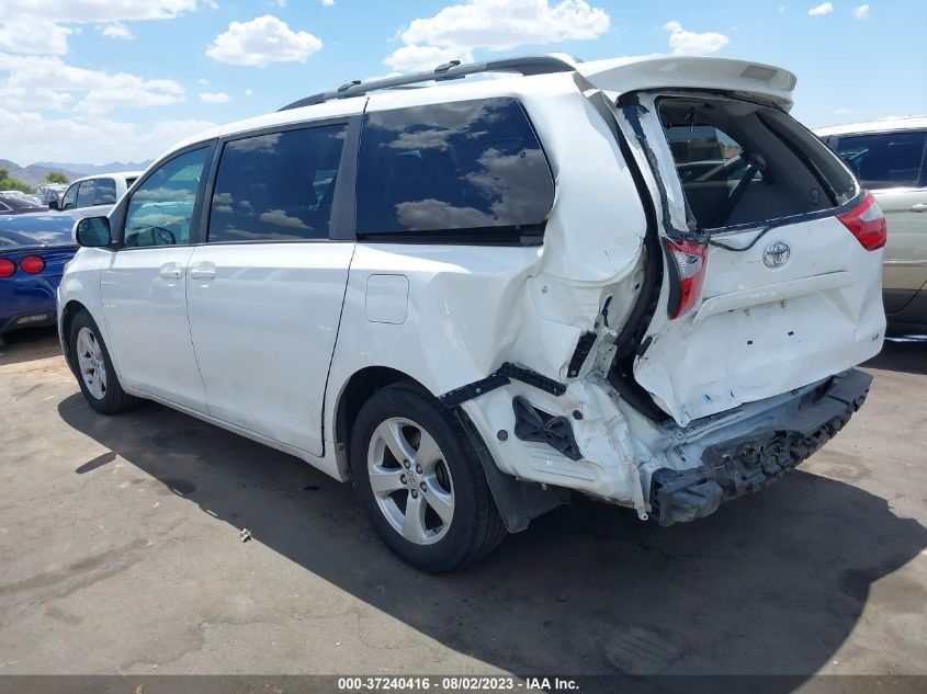 2016 TOYOTA SIENNA LE - 5TDKK3DC6GS708589