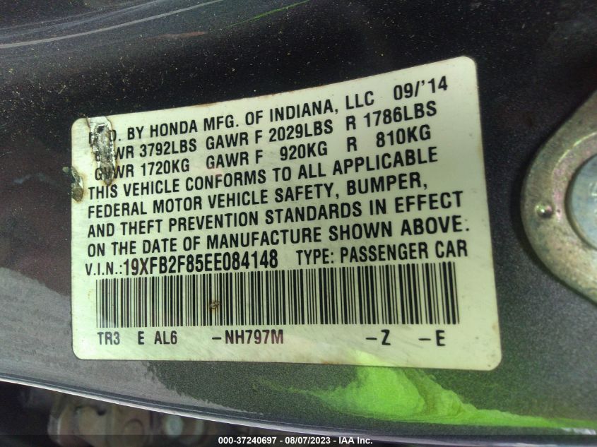2014 HONDA CIVIC SEDAN EX - 19XFB2F85EE084148