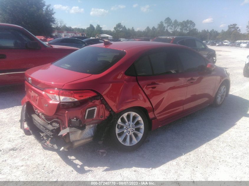 2020 TOYOTA COROLLA LE - JTDVPRAE2LJ105573