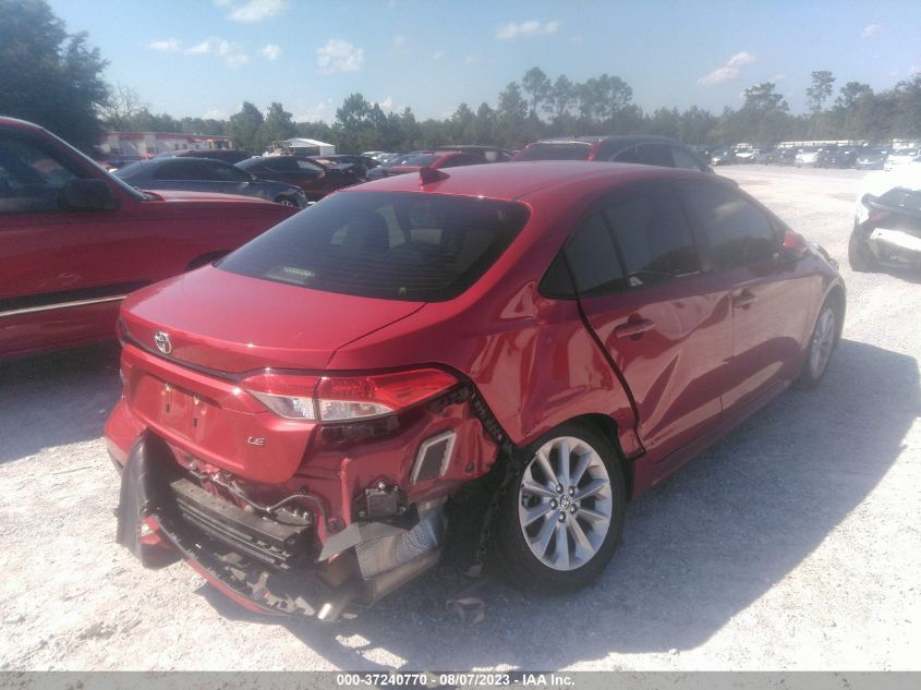 2020 TOYOTA COROLLA LE - JTDVPRAE2LJ105573