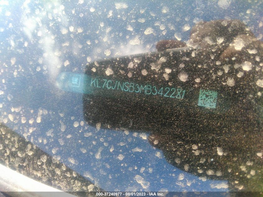 2021 CHEVROLET TRAX LS - KL7CJNSB3MB342281