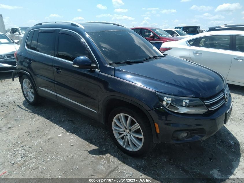 2013 VOLKSWAGEN TIGUAN SE - WVGBV7AX5DW508283