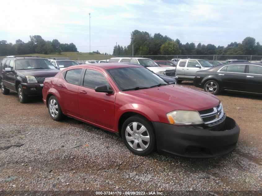 2013 DODGE AVENGER SE - 1C3CDZAB0DN530052