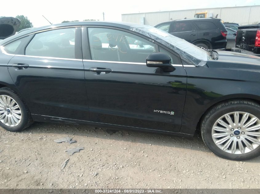 2014 FORD FUSION SE HYBRID - 3FA6P0LUXER129574
