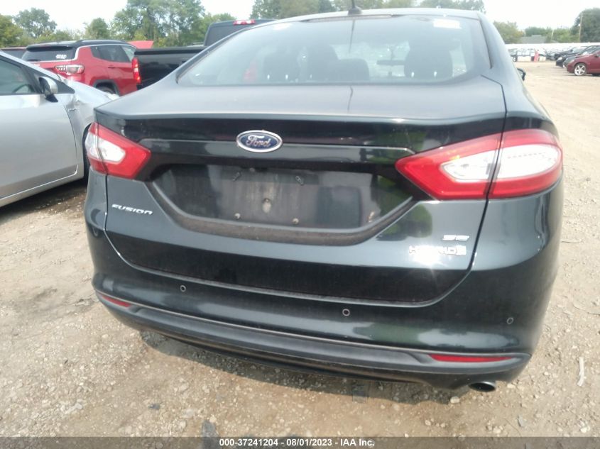 2014 FORD FUSION SE HYBRID - 3FA6P0LUXER129574