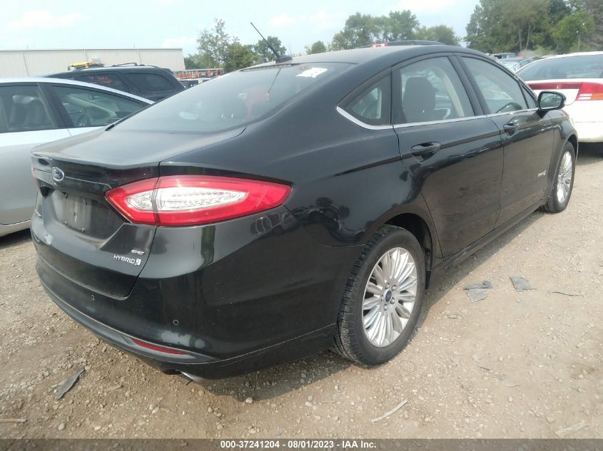 2014 FORD FUSION SE HYBRID - 3FA6P0LUXER129574