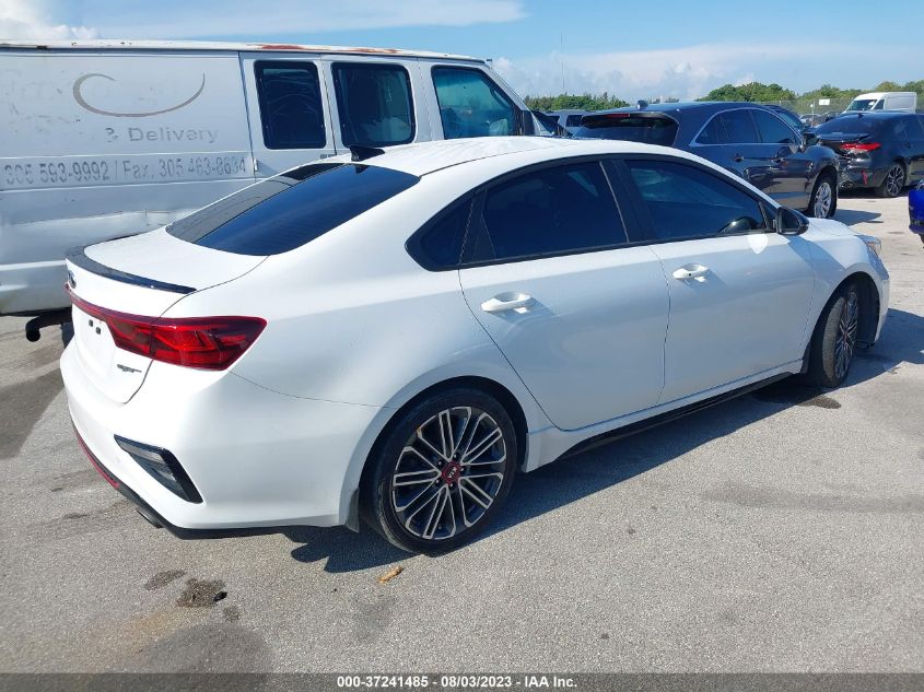 VIN 3KPF44AC9ME397798 2021 KIA FORTE GT
