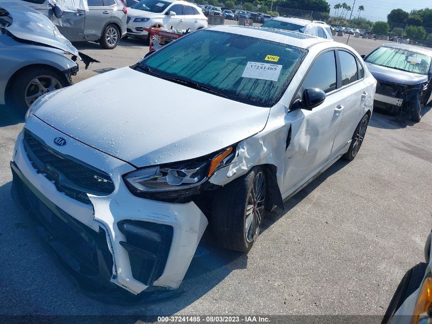 VIN 3KPF44AC9ME397798 2021 KIA FORTE GT