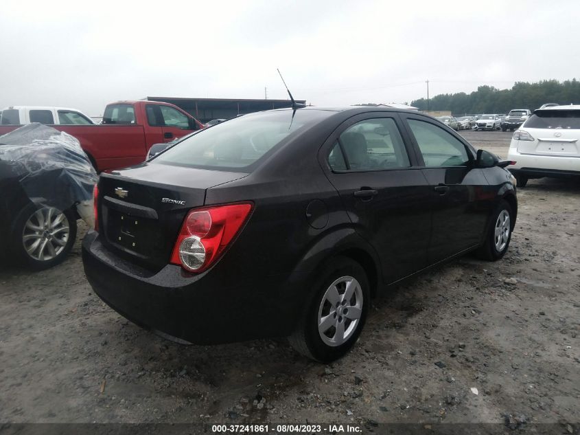 2013 CHEVROLET SONIC LS - 1G1JB5SH4D4191900