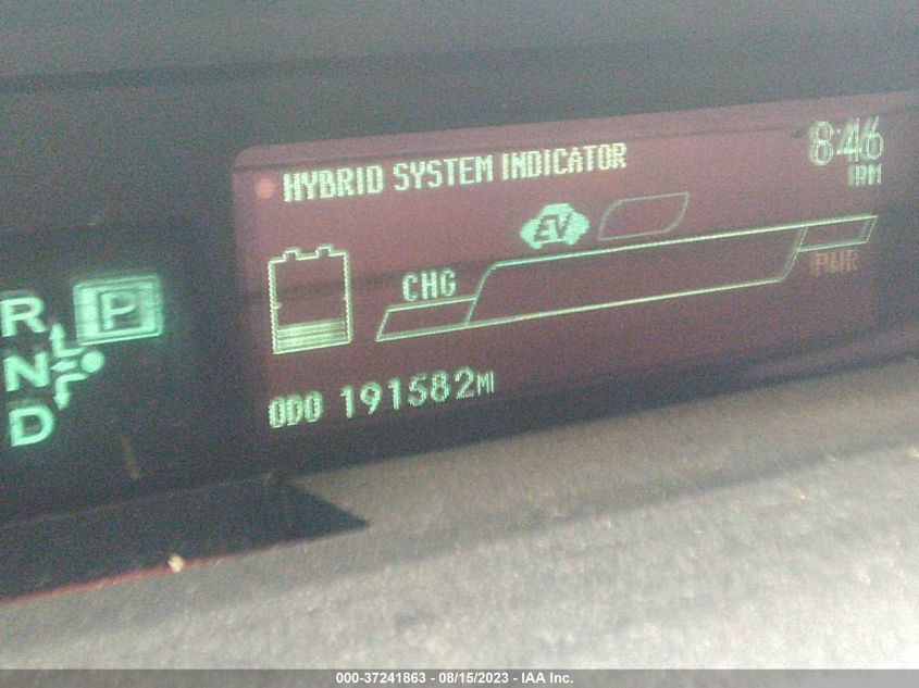 2014 TOYOTA PRIUS FOUR/FIVE/THREE/ONE/TWO - JTDKN3DU2E0373749