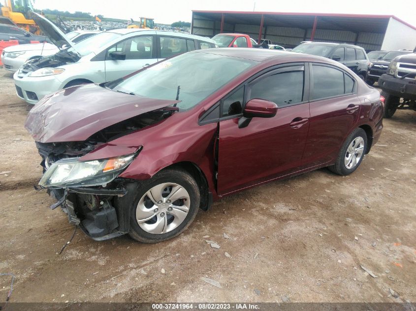 2014 HONDA CIVIC SEDAN LX - 19XFB2F59EE077547