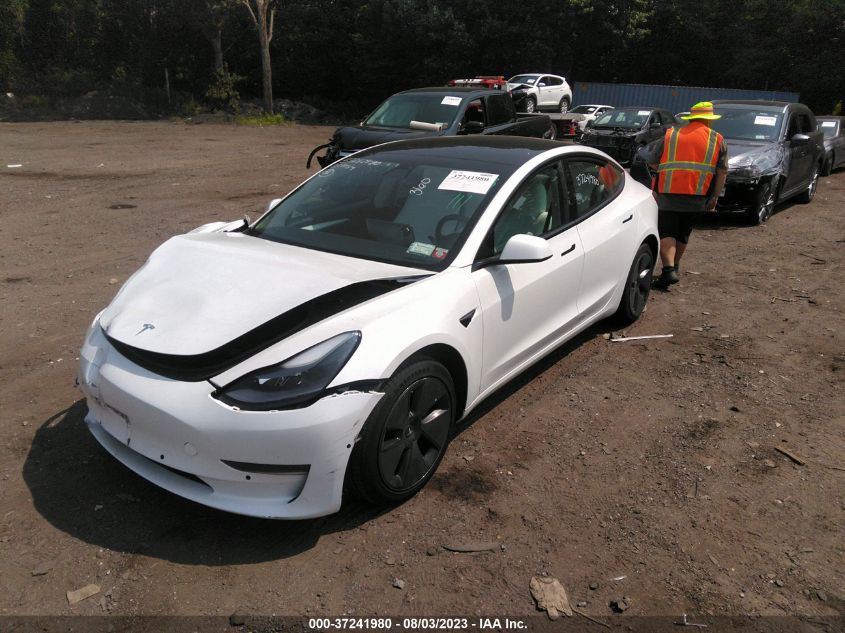 2021 TESLA MODEL 3 LONG RANGE - 5YJ3E1EB9MF961024