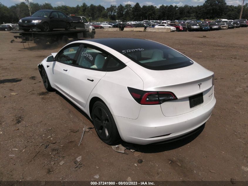 2021 TESLA MODEL 3 LONG RANGE - 5YJ3E1EB9MF961024
