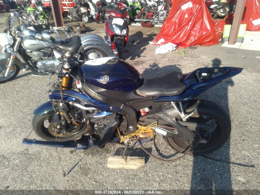 2006 YAMAHA YZFR6 L JYARJ12E96A006834