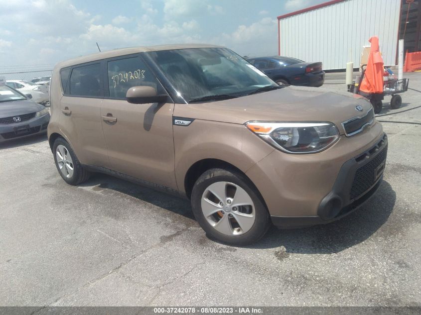 2016 KIA SOUL BASE - KNDJN2A25G7277939
