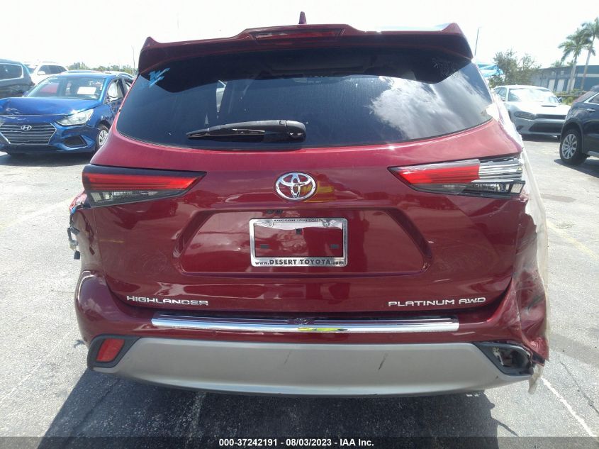 2020 TOYOTA HIGHLANDER PLATINUM - 5TDFZRBH6LS021881