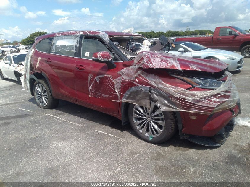 2020 TOYOTA HIGHLANDER PLATINUM - 5TDFZRBH6LS021881