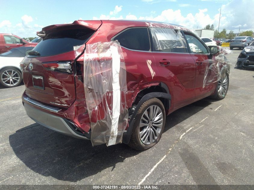 2020 TOYOTA HIGHLANDER PLATINUM - 5TDFZRBH6LS021881