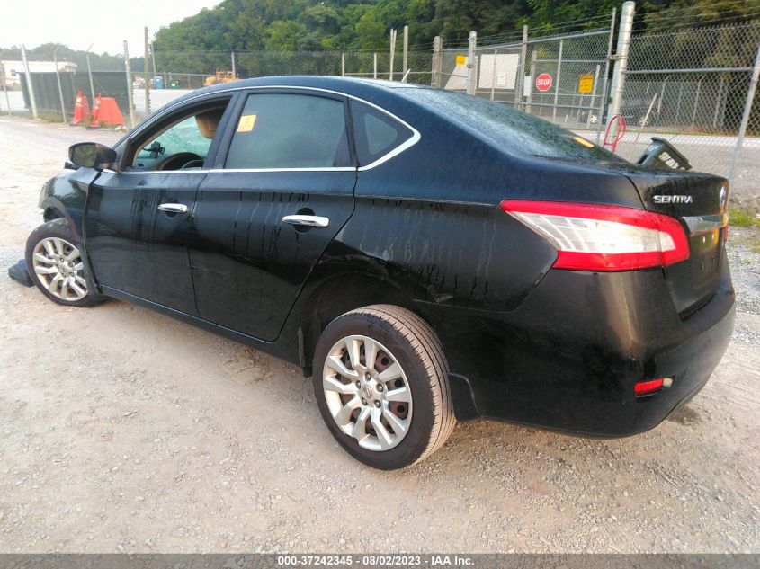 2015 NISSAN SENTRA S - 3N1AB7AP7FY367000