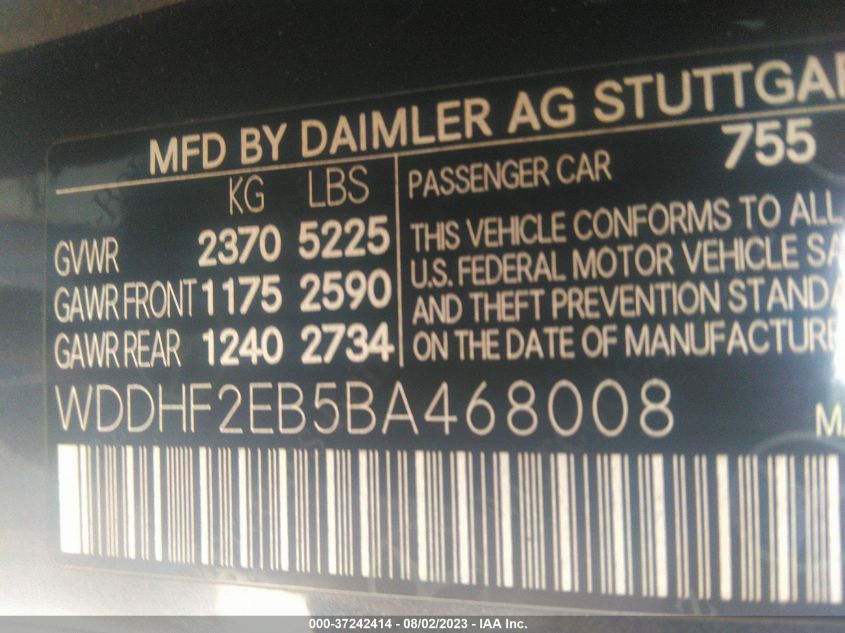 2013 MERCEDES-BENZ E-CLASS E 350 BLUETEC - WDDHF2EB5DA468008