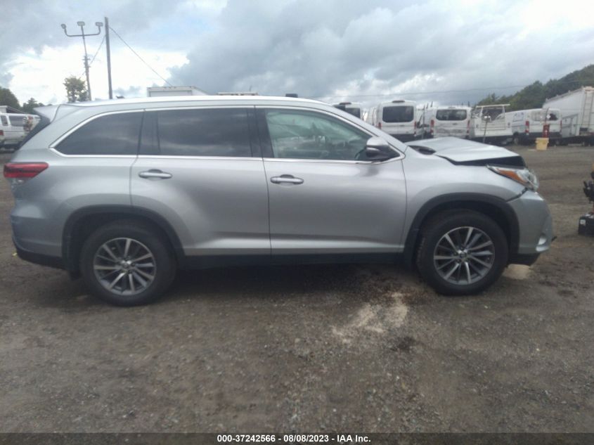 2019 TOYOTA HIGHLANDER XLE - 5TDJZRFH2KS935970