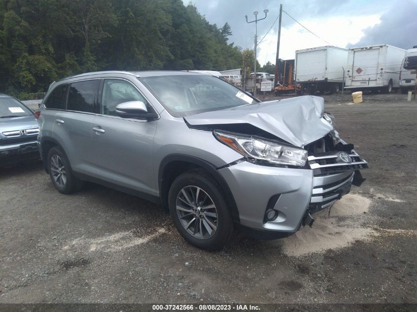 2019 TOYOTA HIGHLANDER XLE - 5TDJZRFH2KS935970