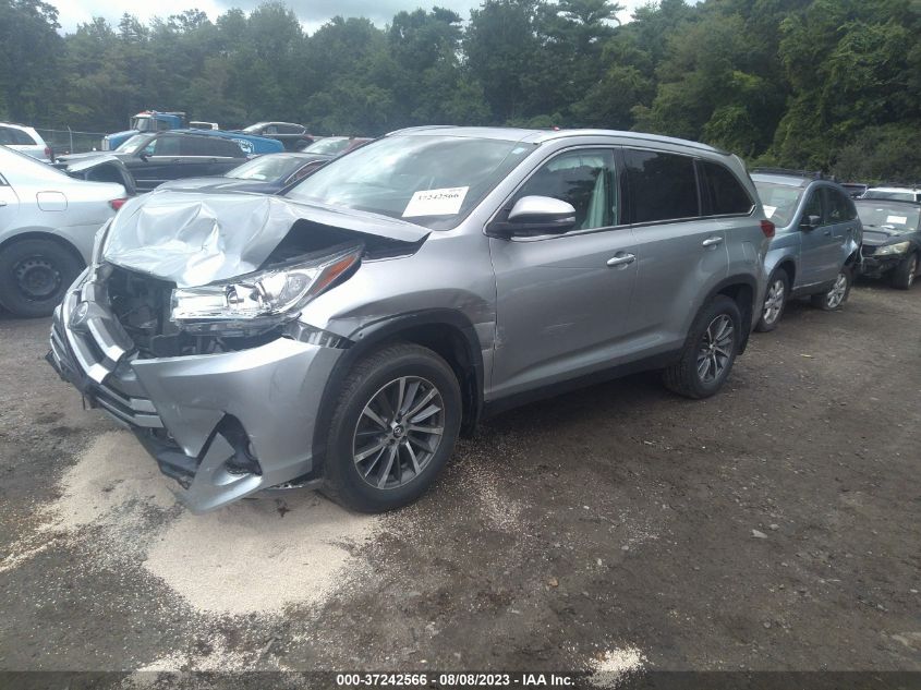 2019 TOYOTA HIGHLANDER XLE - 5TDJZRFH2KS935970