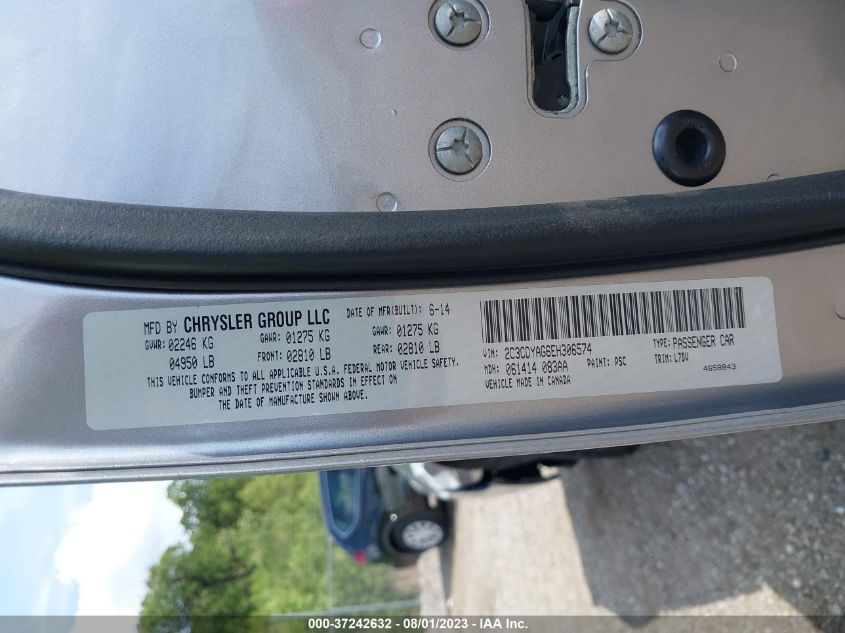 2014 DODGE CHALLENGER SXT - 2C3CDYAG6EH306574