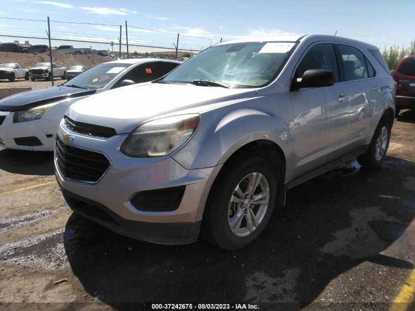 2016 CHEVROLET EQUINOX LS - 2GNFLEEK5G6237732