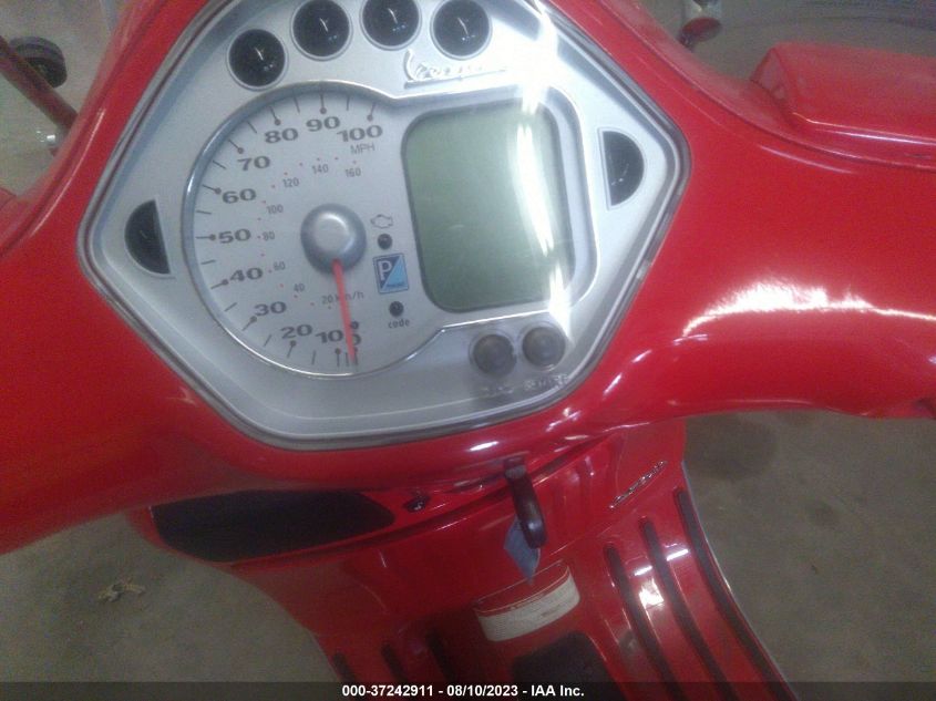 2009 VESPA GTS 250 ZAPM459L495009587