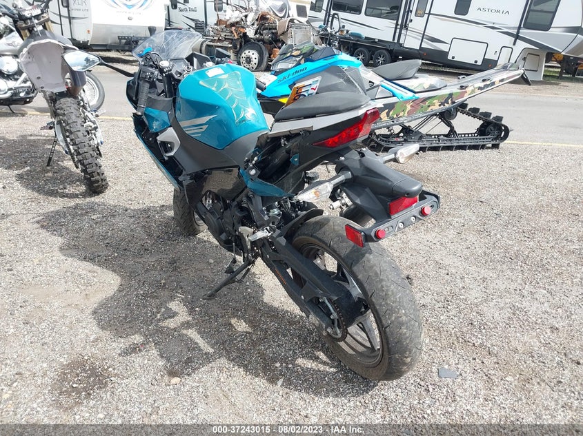 VIN JKAEXKG15MDAA1034 2021 KAWASAKI EX400