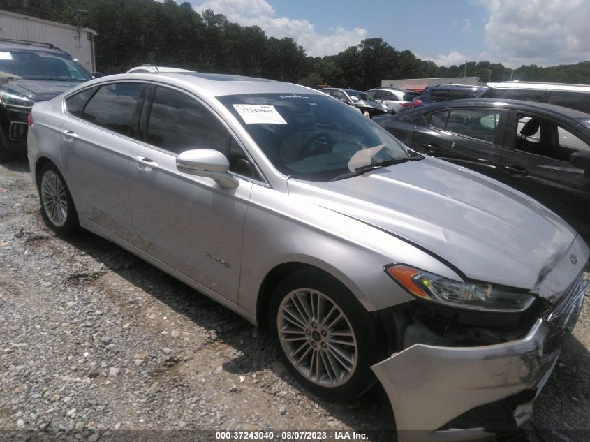 2014 FORD FUSION SE HYBRID - 3FA6P0LU6ER230871