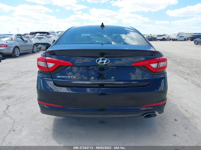 2015 HYUNDAI SONATA 2.4L SE - 5NPE24AF2FH093271