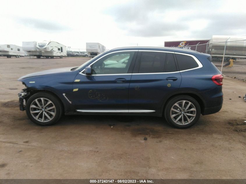 2019 BMW X3 SDRIVE30I - 5UXTR7C54KLR49442