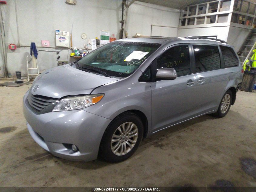 2014 TOYOTA SIENNA XLE/XLE AAS/LTD - 5TDYK3DC4ES414616
