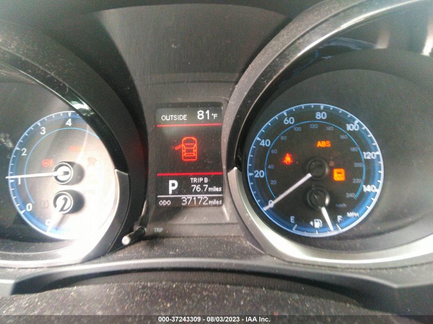 2016 TOYOTA COROLLA L/LE/S/S PLUS/LE PLUS - 2T1BURHE9GC726828
