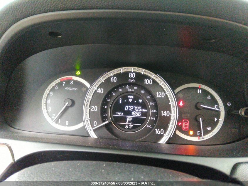 2017 HONDA ACCORD SEDAN EX-L - 1HGCR2F86HA200478