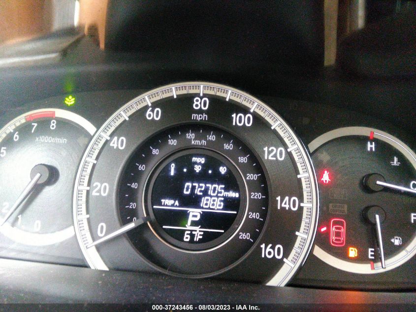 2017 HONDA ACCORD SEDAN EX-L - 1HGCR2F86HA200478
