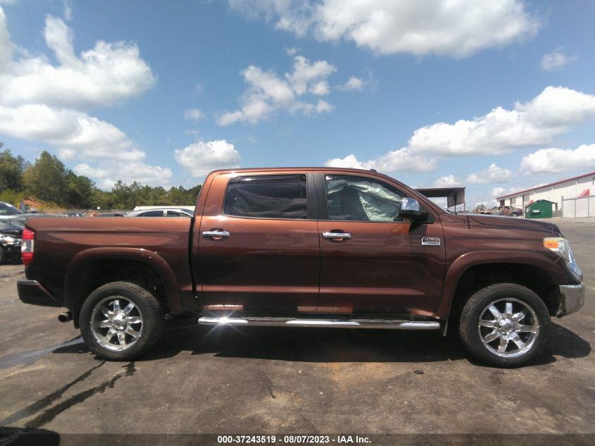 2014 TOYOTA TUNDRA 4WD TRUCK PLATINUM/1794 - 5TFAW5F12EX394874