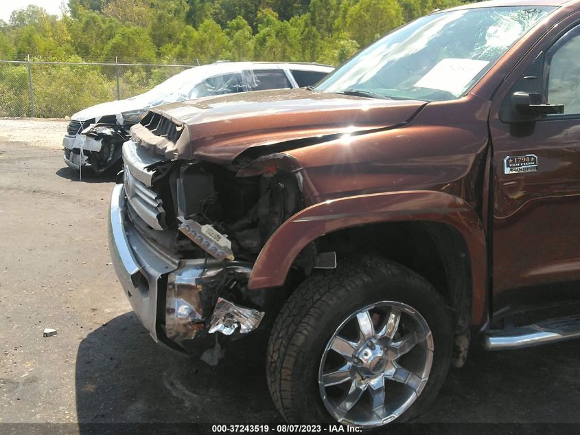 2014 TOYOTA TUNDRA 4WD TRUCK PLATINUM/1794 - 5TFAW5F12EX394874