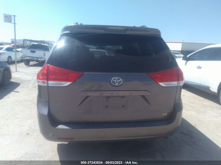 2013 TOYOTA SIENNA LE - 5TDKK3DC7DS358563